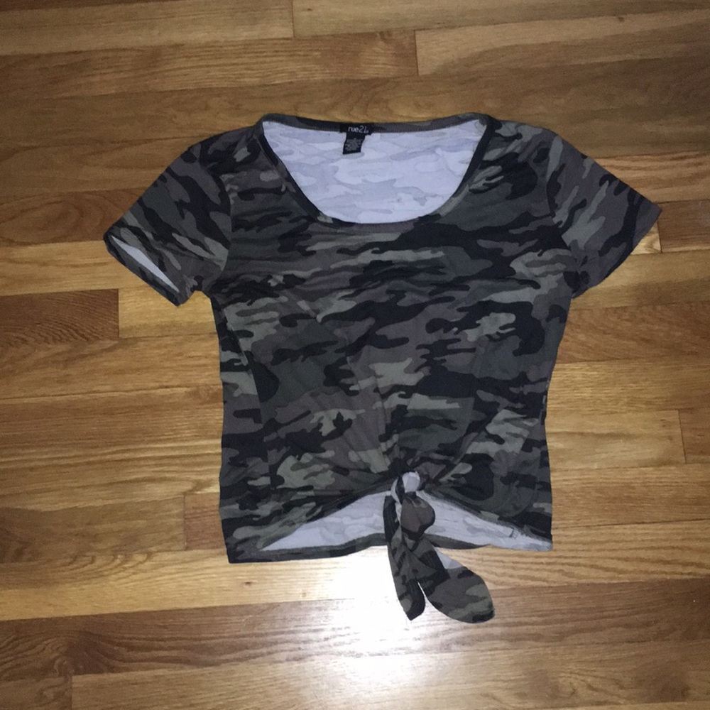 Camo rue21 tee
